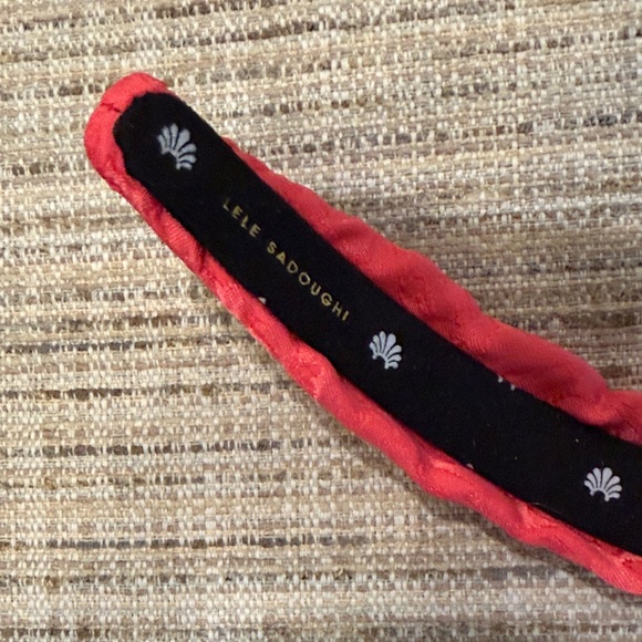Lele Sadoughi Coral Bow Headband - Picture 5 of 5